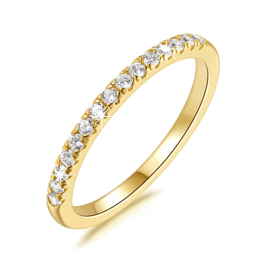 14K Gold Rings for Women Cubic Zirconia Gold Rings Anniversary Gold Rings for Women Elegance Style and Luxury Gold Rings Non Tarnish 56789 My Store